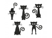 Sticksiere - Böse Mieze Silhouette